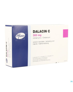 Dalacin c 300 mg sol inj amp 5 x 2 ml 150 mg/ml