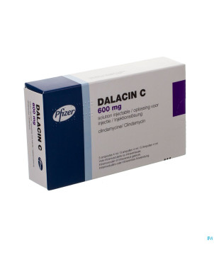 Dalacin c 600 mg sol inj amp 5 x 4 ml 150 mg/ml