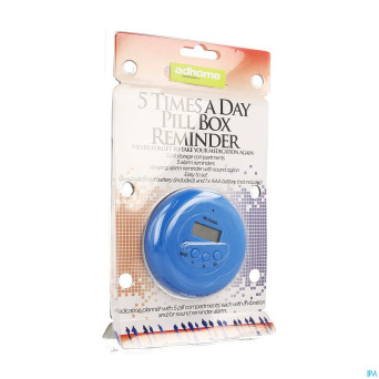 Boite medicaments horloge lcd+fonction vibrante