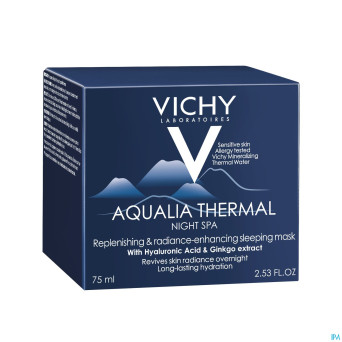 Vichy aqualia thermal spa nuit 75ml
