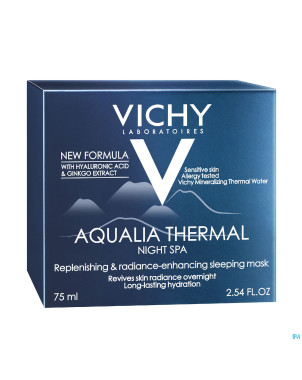 Vichy aqualia thermal spa nuit 75ml