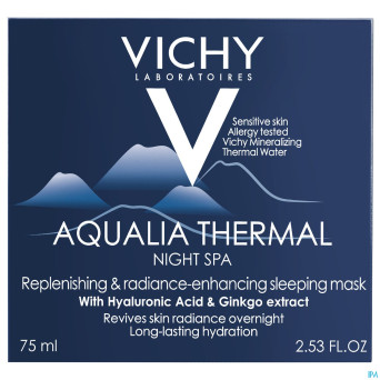 Vichy aqualia thermal spa nuit 75ml