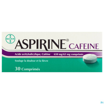 Aspirine cafeine comp  30