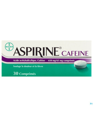 Aspirine cafeine comp  30