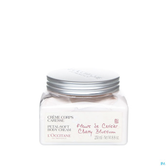 L'occitane fleurs cerisier cr corps caresse  250ml