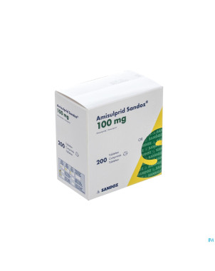 Amisulprid sandoz 100 mg tabl 200