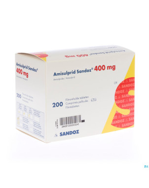 Amisulprid sandoz 400 mg tabl 200