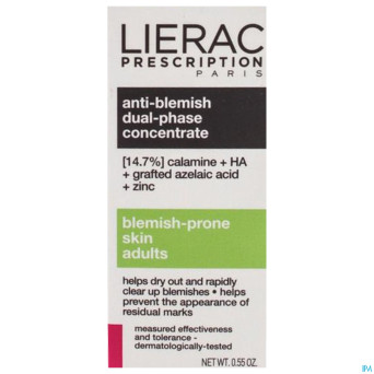 Lierac prescription conc. bi-phase a/imperf.  15ml
