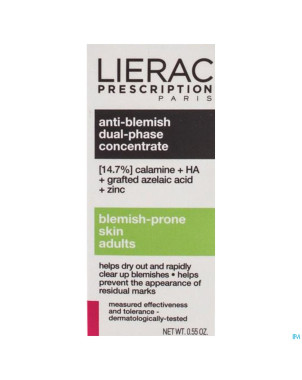Lierac prescription conc. bi-phase a/imperf.  15ml