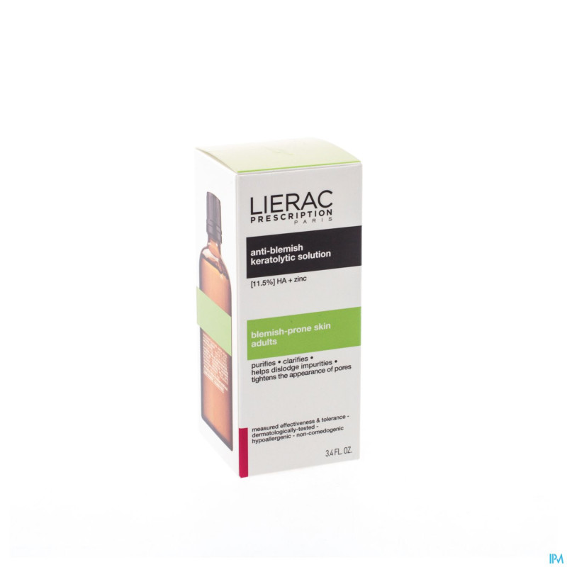 Lierac prescription sol.keratol. a/imperfect 100ml