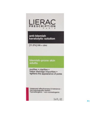 Lierac prescription sol.keratol. a/imperfect 100ml