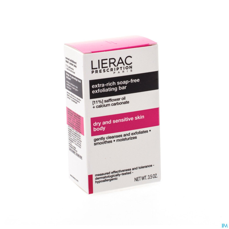 Lierac prescription pain exfol.surgras s/savon100g
