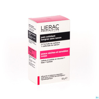 Lierac prescription pain exfol.surgras s/savon100g