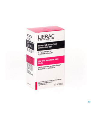 Lierac prescription pain exfol.surgras s/savon100g