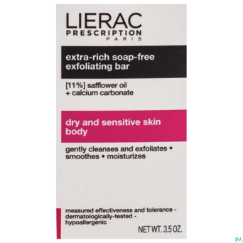 Lierac prescription pain exfol.surgras s/savon100g