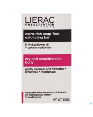 Lierac prescription pain exfol.surgras s/savon100g