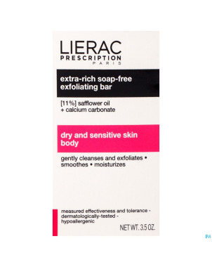 Lierac prescription pain exfol.surgras s/savon100g