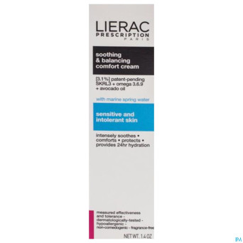 Lierac prescription cr confort apais&reequil. 40ml