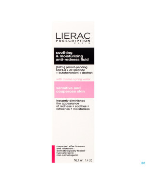 Lierac prescription fluide a/rouge apais&hydra40ml