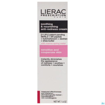 Lierac prescription cr. a/rouge apais&nouris  40ml