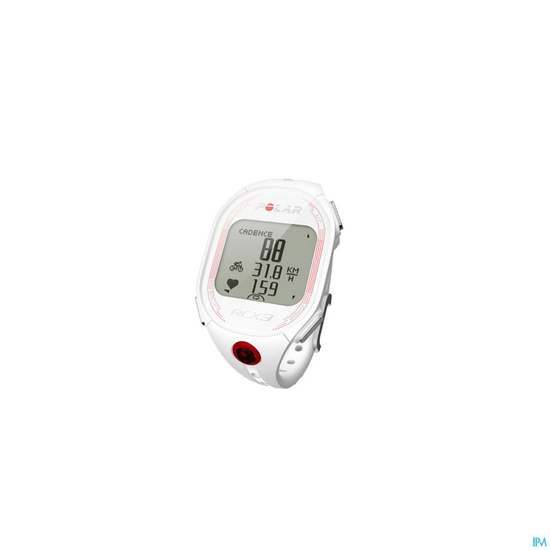 Polar rcx3f bike white cardiofrequencemetre