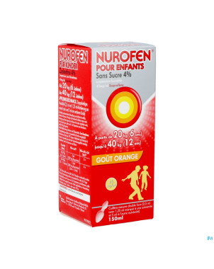 Nurofen enfant orange 4% susp s/sucre    150ml