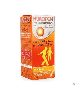 Nurofen enfant orange 4% susp s/sucre    150ml