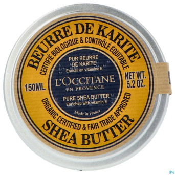 L'occitane karite beurre pur bio esr    150ml