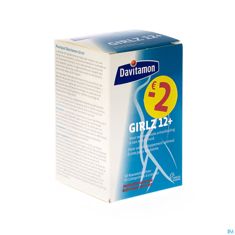 Davitamon girlz 12+ comp 60 promo
