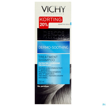 Vichy dercos sh dermo apais s/sulf 200ml -20%