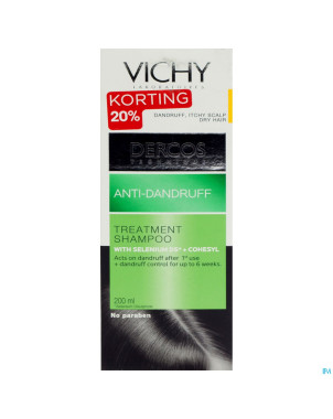 Vichy dercos sh a/pell chev sec 200ml -20%