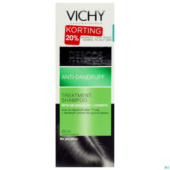 Vichy dercos sh a/pell chev gras 200ml -20%