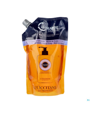 L'occitane karite savon liq lavande  ecorech.500ml
