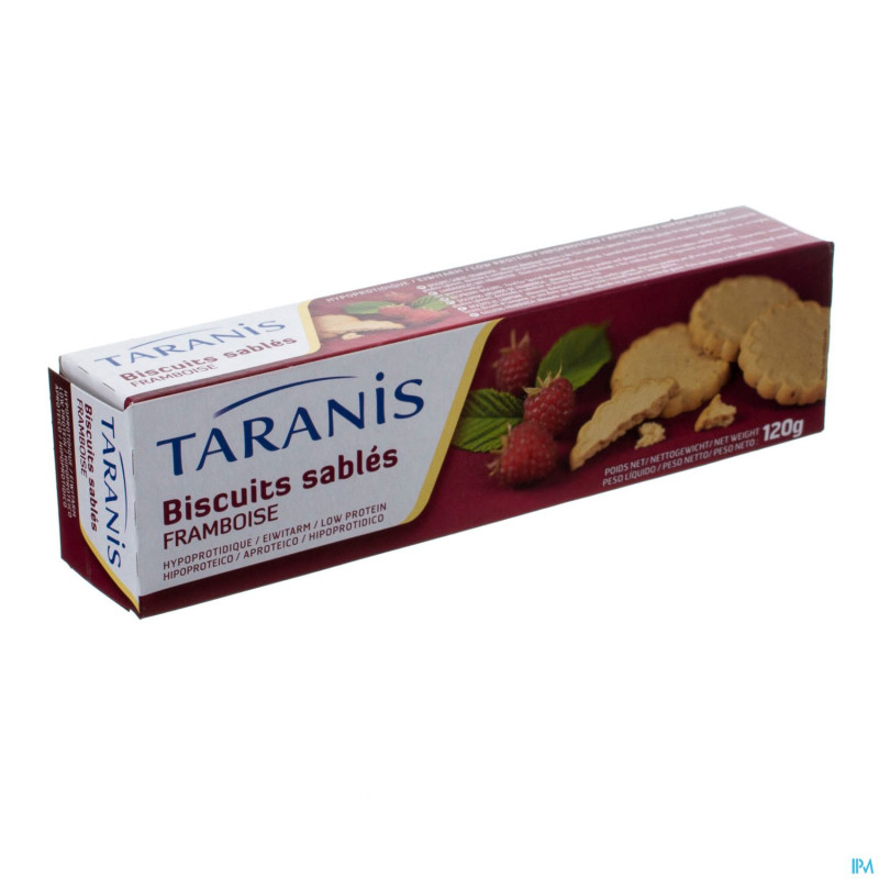 Taranis biscuit sable framboise  120g 4616 revogan