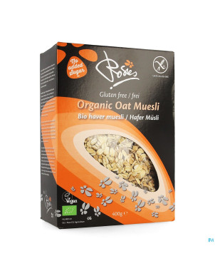 Rosies muesli d'avoine bio    400g 5767 revogan