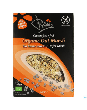 Rosies muesli d'avoine bio    400g 5767 revogan
