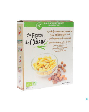 Celiane cer. f. cacao-nois s/gl.  bio 300g revogan