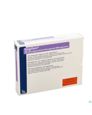Vagifem 10 mcg comp. vag. 3x6 appl