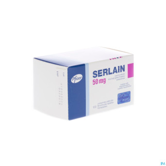 Serlain 50mg comp pell 100
