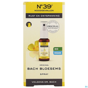 Fleurs de bach bio n39 urgence spray 20ml