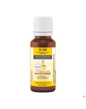 Fleurs de bach bio n39 urgence perles 20g