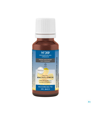 Fleurs de bach bio n39 urgence nuit perles 20g