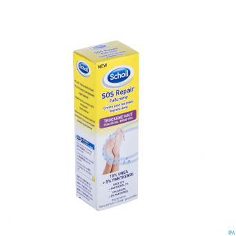 Scholl sos repair cr pieds uree 10%+panth.5% 100ml