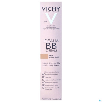 Vichy idealia bb cream medium shade 40ml