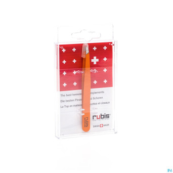 Rubis pince satin orange 1