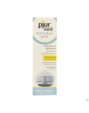 Pjur med natural glide  lubrifiant 100ml