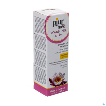 Pjur med warming glide  lubrifiant 100ml