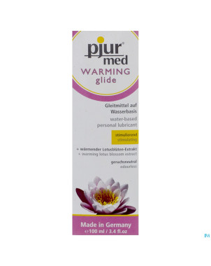 Pjur med warming glide  lubrifiant 100ml
