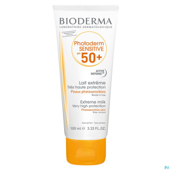Bioderma photoderm sensitive uva50 spf50+lait100ml