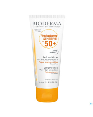 Bioderma photoderm sensitive uva50 spf50+lait100ml